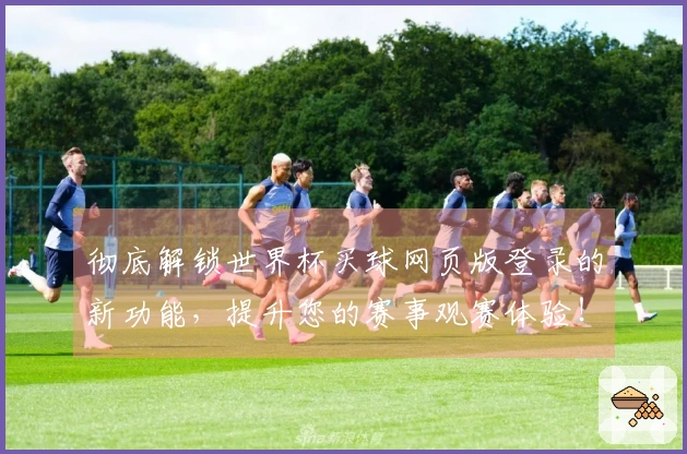 彻底解锁世界杯买球网页版登录的新功能，提升您的赛事观赛体验！